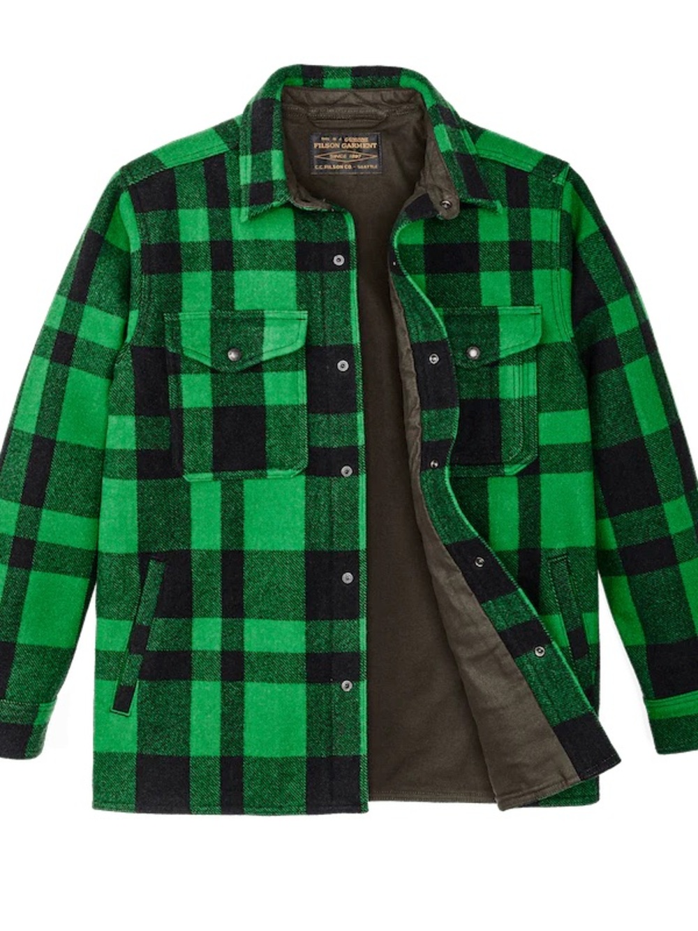 Filson "Acid Plaid" Mackinaw Wool Jac Shirt | Rare Limited Edition - Picture 10 of 16